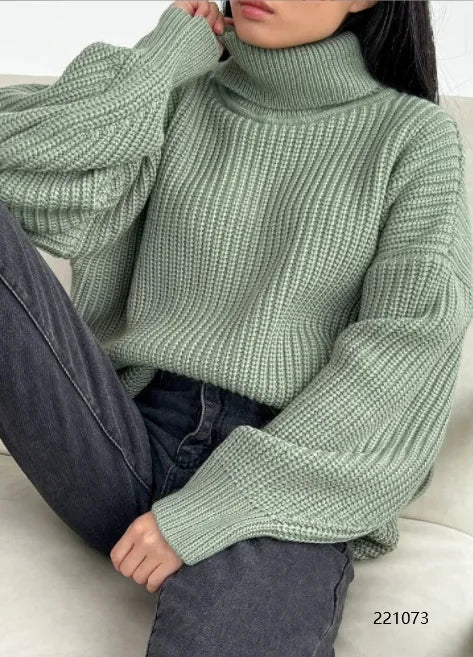 Reilaris | Damen Warmer Strickpullover für Herbst und Winter