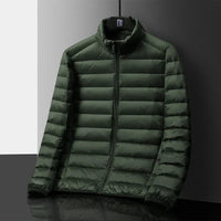 Markus | Gesteppte Jacke Herren modern & lässig – Oliv
