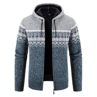 Julian | Vintage Cardigan mit Reißverschluss – Hellgrau2