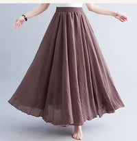 Heidi-Mode | Maxi Rock für Damen Luftig & Modisch – Dunkelrosa