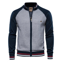 Felix | Eleganter Pullover mit lässigem Schnitt für Herren – Blau