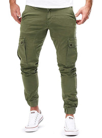 ABE - Lässige sportliche Cargo-Hose – Grün