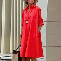 Margot | Lässiges & modisches Sommerkleid – Rot