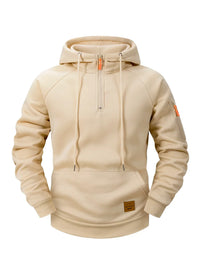 Mason | Sportive Zip-Hoodie – Khaki