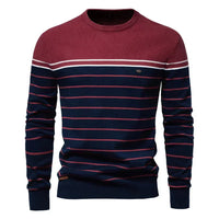 Pim | Robuster Herrenpullover – Rot