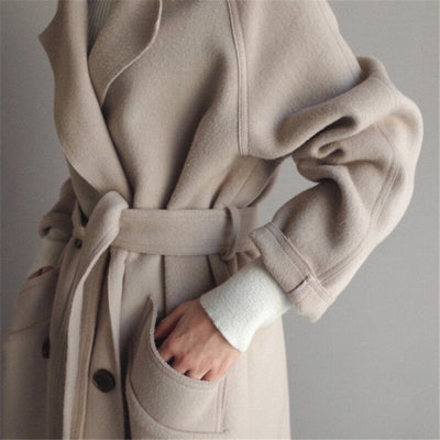 Wiltesse | Das Winter-Essential Der luxuriöse lange Wollmantel