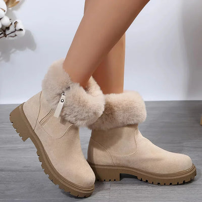 Felicienne | Moderne und Unterstützende Orthopädische Schuhe mit hochwertigem Leder und Fellakzenten