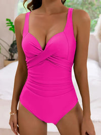 Heidi-Mode | Einteiliges Bikini mit Gedrehter Vorderseite – Stil 3
