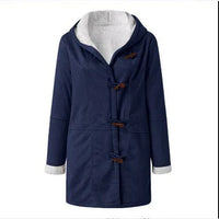 Wivense | Stilvolle Winterjacke mit Kapuze – Blau