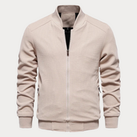 Stilvolle Bomberjacke für Herren – Beige