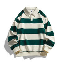 Sven | Lässiger Polo-Pullover – Grün