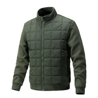 NEUE Moderne Herren Steppjacke – Dunkelgrün