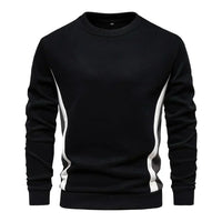 Jonas | Eleganter Pullover für Herren im Alltag – Schwarz