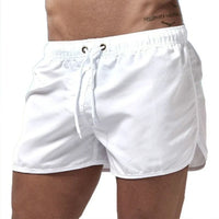 Branek - Schnelltrocknende Badeshorts – Weiß