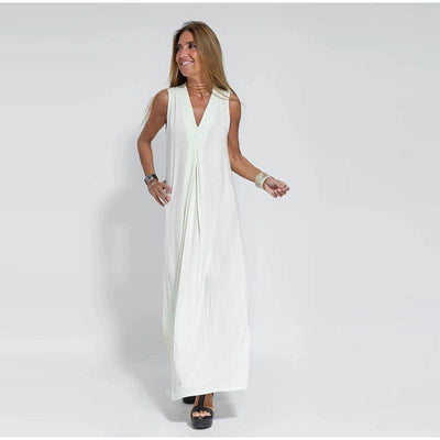 Verona - Elegantes langes locker sitzendes Kleid