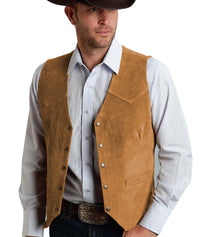 Herren Trachtenhemd | Geknöpftes Vest – Gold