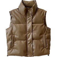 Elegante Damenweste | Winter – Braun