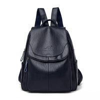 Heidi Sommer Rucksack | Modischer, trendiger Schul- oder Bürorucksack für Frauen – Blau
