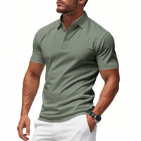 Dalmor™-Polohemd mit Schmaler Passform und Minimalistischem Stil – Olivgrün