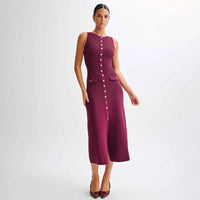 Jaraa | Strickkleid – Rot