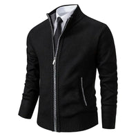 Anton | Eleganter Premium-Cardigan – Schwarz