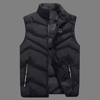 Leichte Steppweste für Herren - Stilvolle gesteppte Sommerjacke – Schwarz