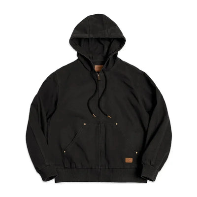 Wicelise | Vintage Kapuzenjacke Canvas Modisch Baumwolle
