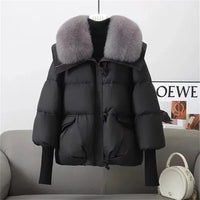 Arctic Lux™ Premium - PufferJacke mit Luxuriösem Pelzkragen / Maximaler Schutz vor Kälte mit Stil! – Schwarz