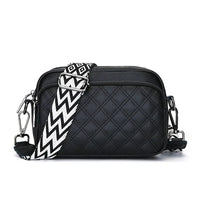 Belle | Raffinierte PU Lederachsen Tasche – Schwarz