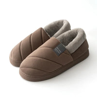 Kuschelige Winterhausschuhe für Damen und Herren | Bequem – Braun