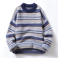 Anselmo - Warmer Damenpullover  - Gemütlicher Strickpullover Für Kalte Tage – Blau