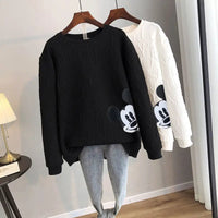 HILDA - SWEATER MIT GRAFISCHEN DETAILS – Schwarz