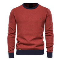 Bednorz - Pullover Mit Karomuster – Rot
