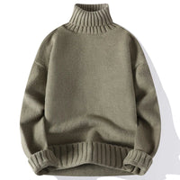 Harry | Rollkragenpullover – Grün