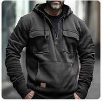 Albrecht® | Premium Robuste Militärjacke für Männer – Schwarz