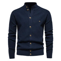 Ottmar | Exklusive Baumwoll-Cardigan – Dunkelblau