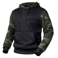 Peter | Herren Tarnfarben-Hoodie – Schwarz