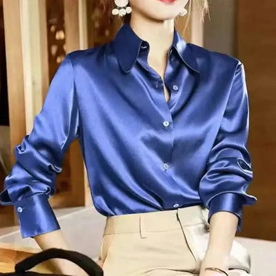 Anna Stylische Sommerbluse | Moderne, trendige kurzärmelige Geschäftsfrauenbluse