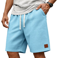 Garenix - Strukturierte Athleisure-Shorts – Himmelblau