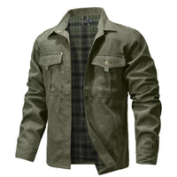 Ironwood™ Overshirt-Jacke Mit Kariertem Innenfutter – Olivgrün