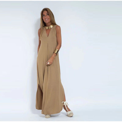 Verona - Elegantes langes locker sitzendes Kleid