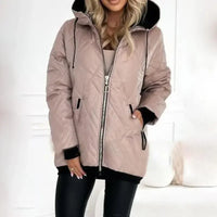 UrbanGlanz™ Thermojacke mit Hochwertiger Steppung und Hohem Kragen / Warmer Komfort mit Raffiniertem Design! – Rosa