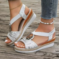 Rosa | Elegante Orthopädische Sandalen™ – Weiß