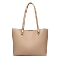 Maelie – Schultertaschen aus Leder – Beige