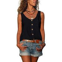 Lea - Elegantes Damen Tanktop – Schwarz