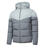Alpine Puffer Jacket – Grau