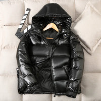 Herren Daunen Jacke | Winter – Schwarz