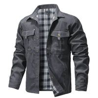 Ironwood™ Overshirt-Jacke Mit Kariertem Innenfutter – Grau