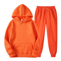 Erik | Sportiver Herren-Track­suit – Orange