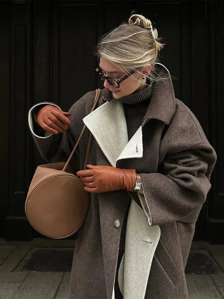 Zare | Langer Dicke Trenchcoat Damen Winter Gemütlich